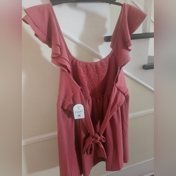 ARULA Mauve Ruffle Mini Dress - Picture 3 of 5